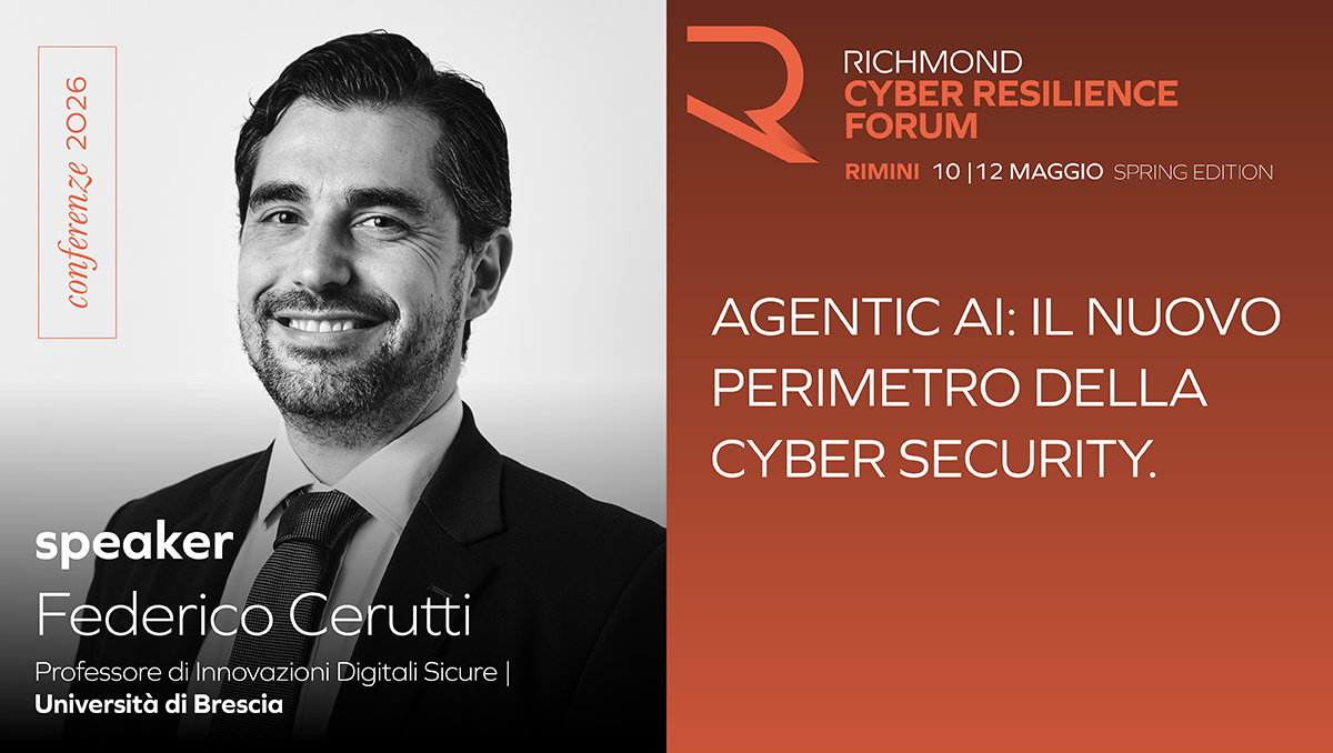 Federico Cerutti al Richmond Cyber Resilience Forum: governare l’autonomia degli agenti nella cyber security